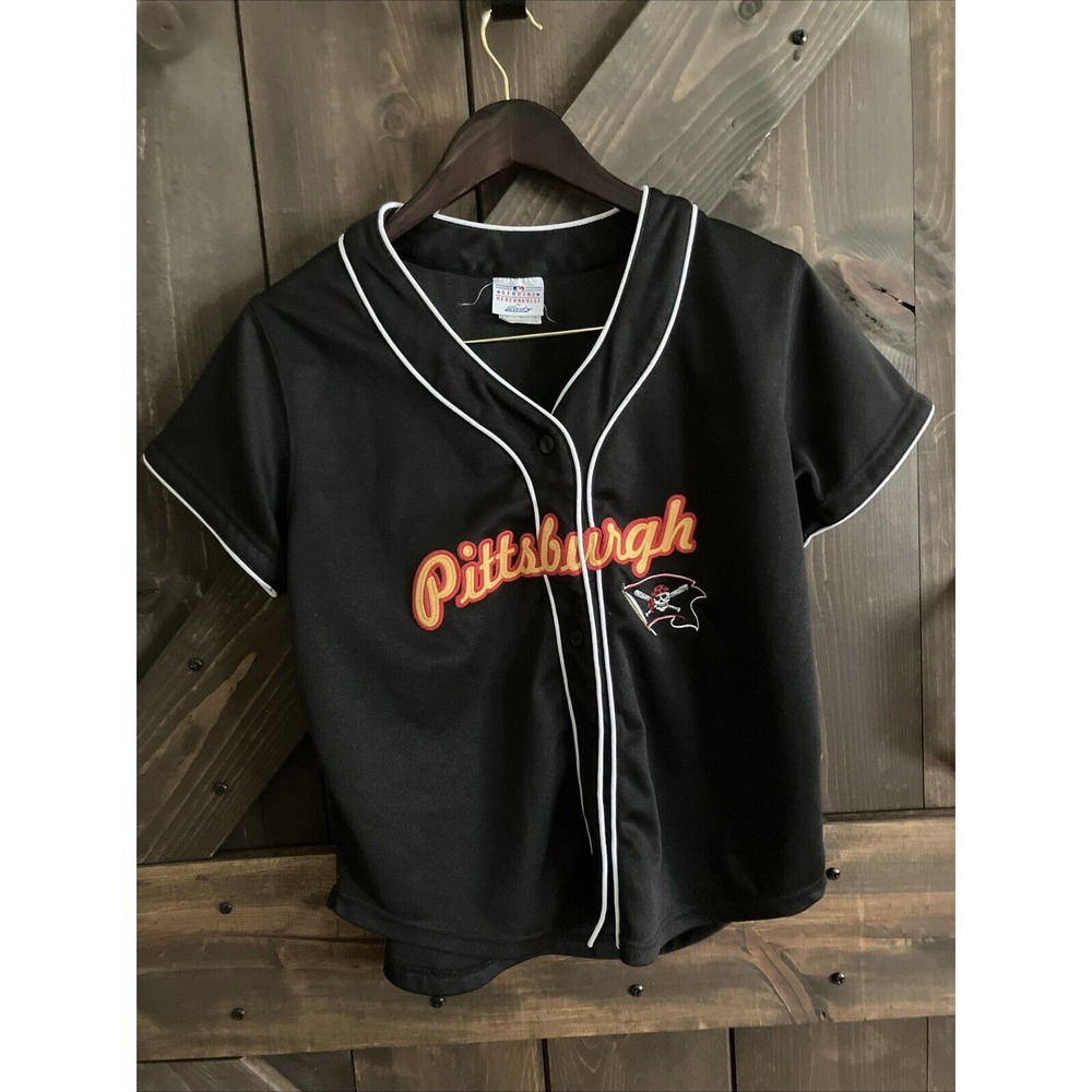 Genuine Merchandise Black and Orange Women's Jersey
